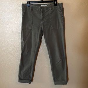 JOIE olive green jeans